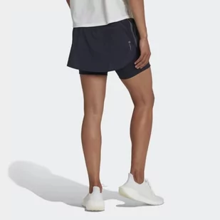 Spódniczka adidas Run Icons 3-Stripes Running Skirt W (kolor Czarny, rozmiar M) - Sukienki i spódnice sportowe - miniaturka - grafika 2