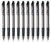 Długopisy - Pentel Długopis BK417 WOW CZARNY PN6278 - miniaturka - grafika 1