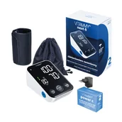 Ciśnieniomierze i akcesoria - Zestaw prezentowy - ciśnieniomierz naramienny VITAMMY NEXT 6 + zasilacz VITAMMY POWER C Ciśnieniomierz naramienny z pomiarem podczas pompowania i funkcją głosową - miniaturka - grafika 1