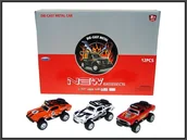 Samochody i pojazdy dla dzieci - Hipo AUTO OSOB MET DZWIE/SWIAT P/B 13CM MIX 42920-uniw - miniaturka - grafika 1