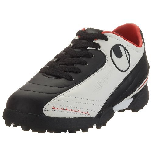 Uhlsport Buty piłkarskie Team Jr. TFr 100819301, uniseks - dziecięce buty sportowe - piłka nożna, czarny - Czarny Black Red01-33 EU