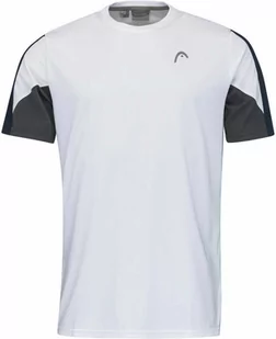 HEAD CLUB 22 Tech T-Shirt Men White/Dress Blue 2022 - Koszulki sportowe męskie - miniaturka - grafika 1