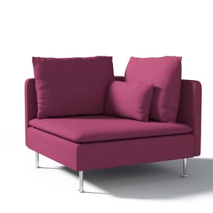 Dekoria pl pl Pokrowiec na sekcję narożną Söderhamn Plum śliwkowy) 99 x 99 x 83 cm Cotton Panama 1008-702-32 - Pokrowce na meble - miniaturka - grafika 1