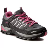 Buty trekkingowe damskie - CMP Trekkingi Rigel Low Trekking Shoes Wp 3Q54456 Grey/Fuxia/Ice 103Q - miniaturka - grafika 1