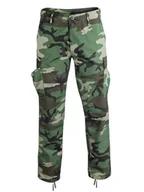 Spodnie męskie - spodnie bojówki US RANGER HOSE TYP BDU " STRAIGHT CUT " WOODLAND-XL - miniaturka - grafika 1