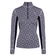 Bluzy sportowe damskie - Bluza damska Kari Traa Rose Half Zip Baselayer Top Rozmiar: L / Kolor: niebieski - miniaturka - grafika 1