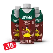 Napoje roślinne - Sante Napój Lovege Owsiany Czekoladowy 0,33 l-zestaw 15 sztuk - miniaturka - grafika 1