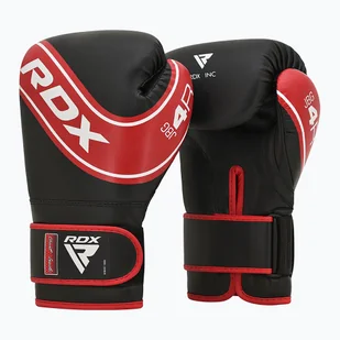Rękawice bokserskie dziecięce RDX JBG-4 red/black - Rękawice bokserskie - miniaturka - grafika 1