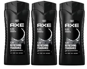 Żele pod prysznic dla mężczyzn - Axe, Black, Żel pod prysznic, 3x400 ml - miniaturka - grafika 1