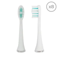 Końcówki do szczoteczek elektrycznych - Końcówki do szczoteczki sonicznej Smiley Pro - Daily Clean 8 szt. białe - miniaturka - grafika 1