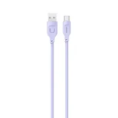 Kable - USAMS Kabel USB-C PD Fast Charging 1,2m 6A Lithe Series purpurowy/purple SJ568USB03 (US-SJ568) - miniaturka - grafika 1
