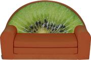 Fotele i pufy dla dzieci - Sofka mała owoce Kiwi 04 - miniaturka - grafika 1