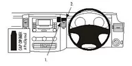 Akcesoria motoryzacyjne - Brodit 653873 ProClip uchwyt do samochodów Volkswagen CRAFTER 07  14/Mercedes Benz Sprinter, 07  14 653873 - miniaturka - grafika 1