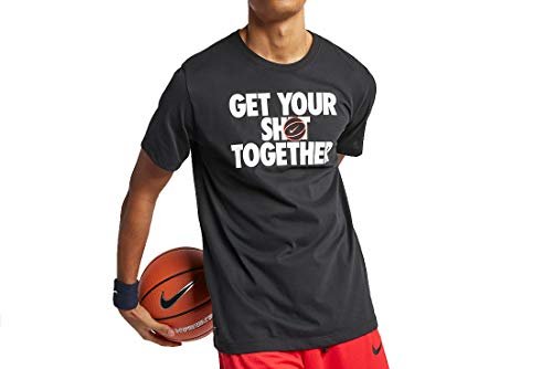 Nike M Nk Dry Tee Shot Together T-shirt męski Czarny L