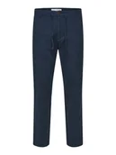 Spodnie męskie - pantaloni uomo selected 16087636 slimtape brody dark sapphire - miniaturka - grafika 1