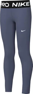 Nike Pro Dri-Fit legginsy dla starszych dzieci (dziewcząt), niebieskie/czarne/białe, DA1028-491, XS - Legginsy - miniaturka - grafika 1
