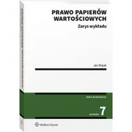 Podręczniki dla szkół wyższych - Prawo papierów wartościowych Zarys wykładu Jan Mojak - miniaturka - grafika 1