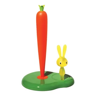 Alessi Bunny & Carrot, Stojak na ręcznik marchewka i królik, pomarańczowo-zielono-żółty, 29,4 cm (ASG42 GR) - Pozostałe akcesoria kuchenne - miniaturka - grafika 3