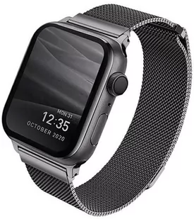 Uniq UNIQ Dante pasek opaska bransoleta bransoletka do zegarka Watch 6 44mm / Watch 5 44mm / Watch 4 44mm / Watch SE 44mm grafitowy - Akcesoria do smartwatchy - miniaturka - grafika 6