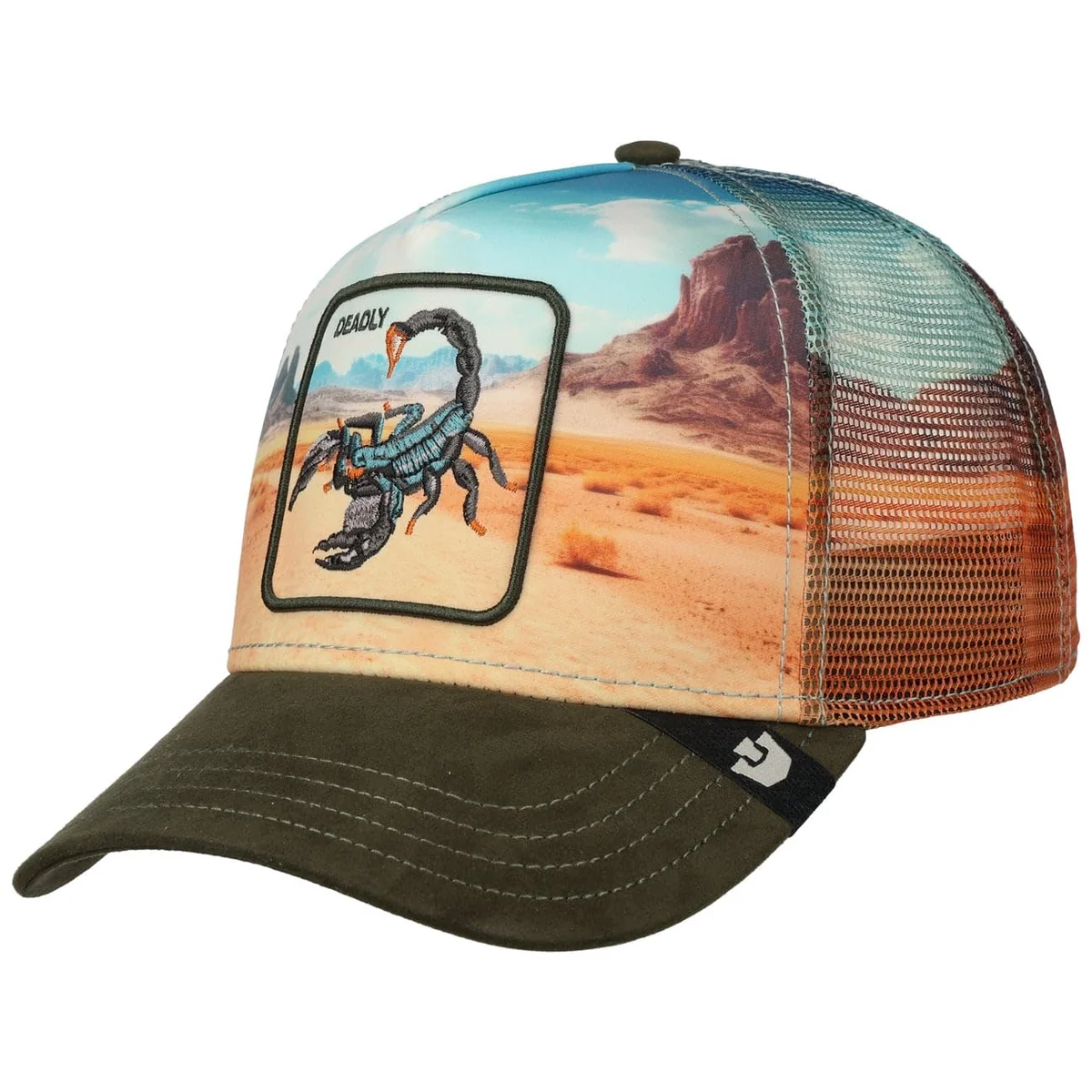 Goorin Scorpion in The lement Trucker Palm, Palm, Rozmiar uniwersalny