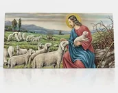 Ikony i obrazy sakralne - Dobry Pasterz, obraz religijny na płótnie - miniaturka - grafika 1
