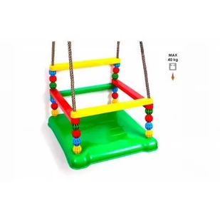 Huśtawka plastikowa szczebelkowa 0052 - 3 Kolory - Place zabaw - miniaturka - grafika 1