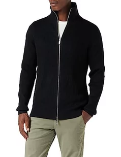 Armani Exchange Bright Up E6A męski długi rękaw, dekolt w kształcie żółwia, casualowy, dopasowany kardigan, blueExtra Small, Deep Navy, XS - Swetry męskie - miniaturka - grafika 1