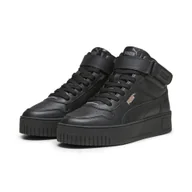 Buty trekkingowe damskie - Damskie sneakersy Carina Street Mid PUMA Black Rose Gold Metallic - miniaturka - grafika 1