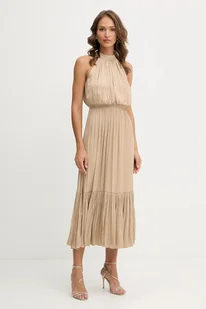 Morgan sukienka kolor beżowy maxi rozkloszowana RAMAGE - Sukienki - miniaturka - grafika 1