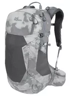 Plecaki - Plecak damski trekkingowy Jack Wolfskin Crosstrail 22 ST - silver all over - miniaturka - grafika 1