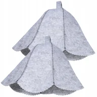 Sauny - 2X Uniwersalna czapka ochronna do sauny unisex - miniaturka - grafika 1