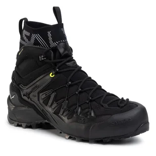 Trekkingi Salewa Ms Wildfire Edge Mid Gtx GORE-TEX 61350-0971 Czarny - Buty trekkingowe męskie - miniaturka - grafika 1
