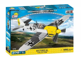 Cobi 5715 Historical Collection WWII Messerschmitt BF 109 F-2 278 klocków - Klocki - miniaturka - grafika 1