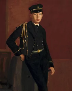 Galeria Plakatu, Plakat, Achille De Gas In The Uniform Of A Cadet, Edgar Degas, 70x100 cm - Plakaty - miniaturka - grafika 1
