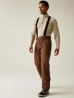 Spodnie narciarskie - Dare 2b Spodnie narciarskie "Achieve II" w kolorze jasnobrązowym - miniaturka - grafika 1