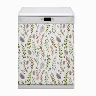 Dekoracje domu - Ozdobny Bluedecor Magnes na zmywarkę Kolorowe liście 60x80 - miniaturka - grafika 1