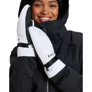 Rękawice snowboardowe/narciarskie dla Kobiety ROXY JETTY Biały - Rękawice narciarskie - miniaturka - grafika 1
