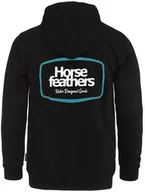 Bluzy męskie - bluza męska HORSEFEATHERS BRONCO SWEATSHIRT Black - miniaturka - grafika 1
