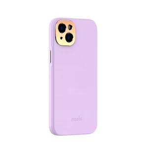 Moshi Napa MagSafe - Skórzane etui iPhone 14 Plus (Lavender Purple) - Etui i futerały do telefonów - miniaturka - grafika 4