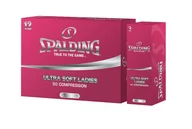 Golf - Spalding Piłki golfowe Ultra Soft 50 Ladies (białe) - miniaturka - grafika 1