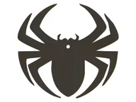 Ozdoby bożonarodzeniowe - PartyShow Zawieszka drewniana Pająk - 8 cm - 1 szt. DHPA02-010 - miniaturka - grafika 1