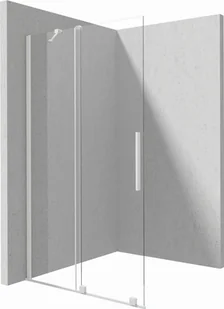 Deante Ścianka prysznicowa walk-in 140 cm - przesuwna Prizma KTJ_A34R - Ścianki i drzwi prysznicowe - miniaturka - grafika 1