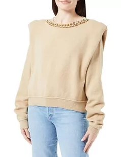 NALLY Damski sweter z dzianiny 11025381-NA02, beżowy, XS/S, beżowy, XS-S - Swetry damskie - miniaturka - grafika 1