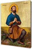 Ikony i obrazy sakralne - Ikona Świętego Izydora na Desce Lipowej - miniaturka - grafika 1