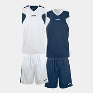 Zestawy męskiej odzieży sportowej - Joma Set Koszykówka Reversible Set Koszykówka, Biały/Granatowy (Biały/Marynowy), XS-S - miniaturka - grafika 1