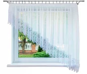 Firany - Firana Gotowa Luizjana 400x150 Woal Firanka - miniaturka - grafika 1