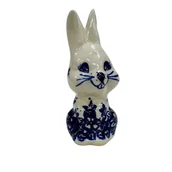 Figurki dekoracyjne - Ceramiczny zając wielkanocny Ceramika Bolesławiec - miniaturka - grafika 1