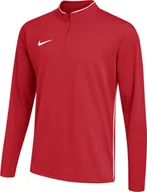 Bluzy męskie - Bluza męska Nike Dri-Fit Park 26 Drill Top czerwona IB7536 657 S - miniaturka - grafika 1