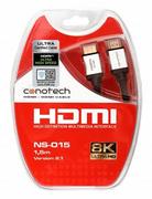 Kable - Kabel Hdmi 2.1 Z Certyfikatem 120Hz 4K 8K 1,5M Ns - miniaturka - grafika 1