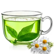 Szklanki - FILIŻANKA Z UCHEM KUBEK DO KAWY HERBATY CAPPUCCINO NAPOJÓW 450ml - miniaturka - grafika 1